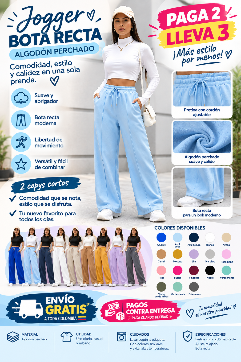 Jogger Bota Recta